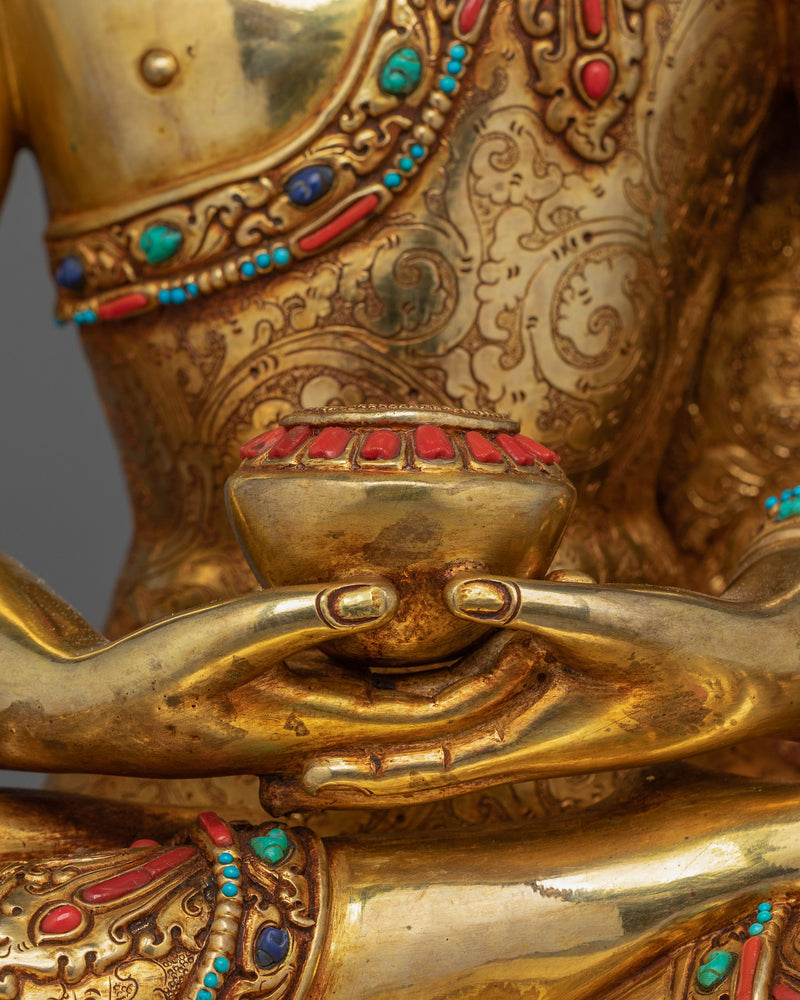 Tibetan Buddhist Amitabha Buddha Statue | Pure Land Dharma Buddha