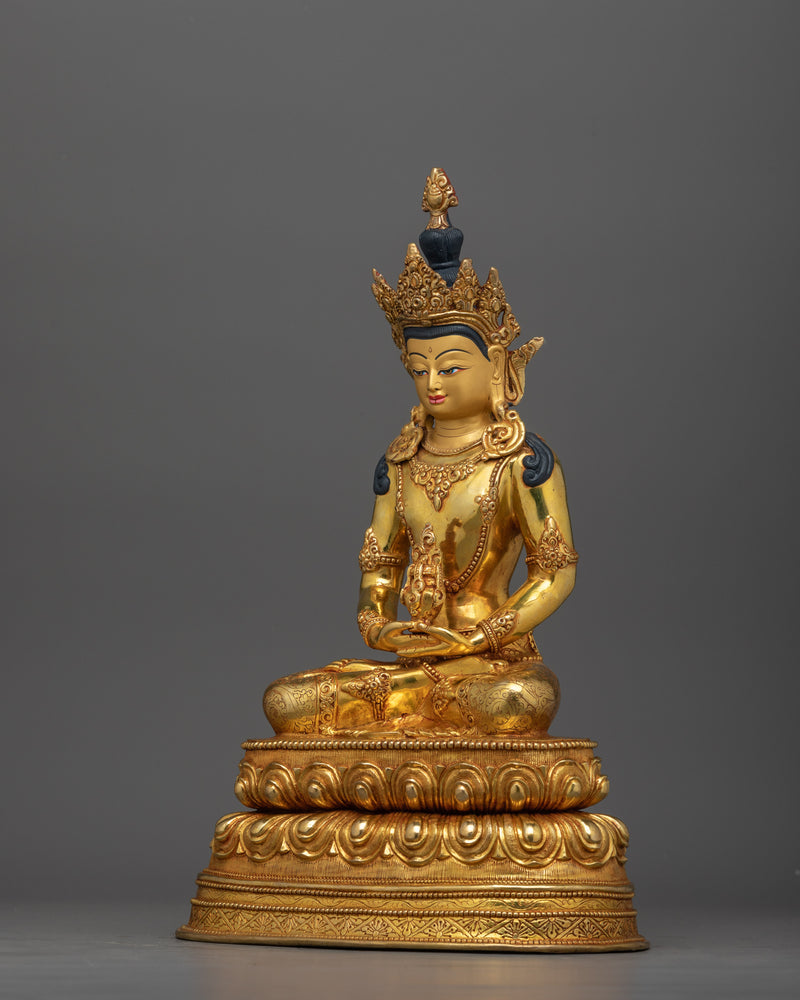 The Buddha of Boundless Life Amitayus Statue | Tibetan Buddhism Art