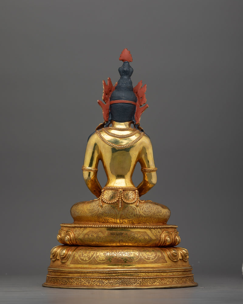 The Buddha of Boundless Life Amitayus Statue | Tibetan Buddhism Art