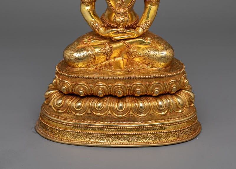 The Buddha of Boundless Life Amitayus Statue | Tibetan Buddhism Art