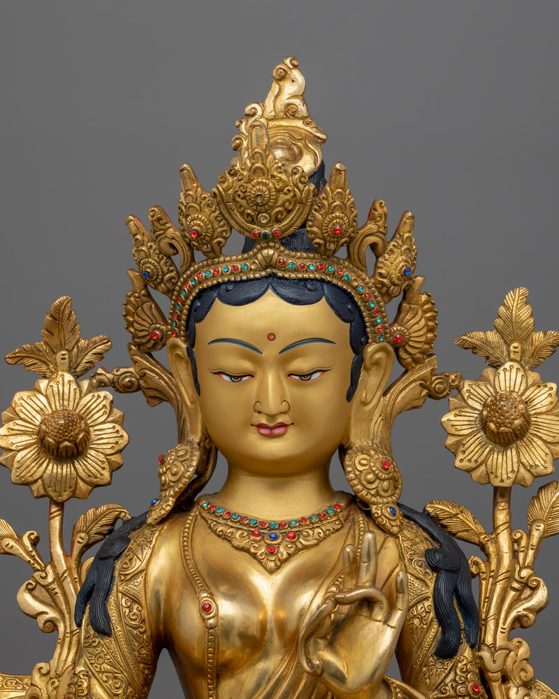 Lord Syamatara Statue (Green Tara) | The Embodiment of Compassion