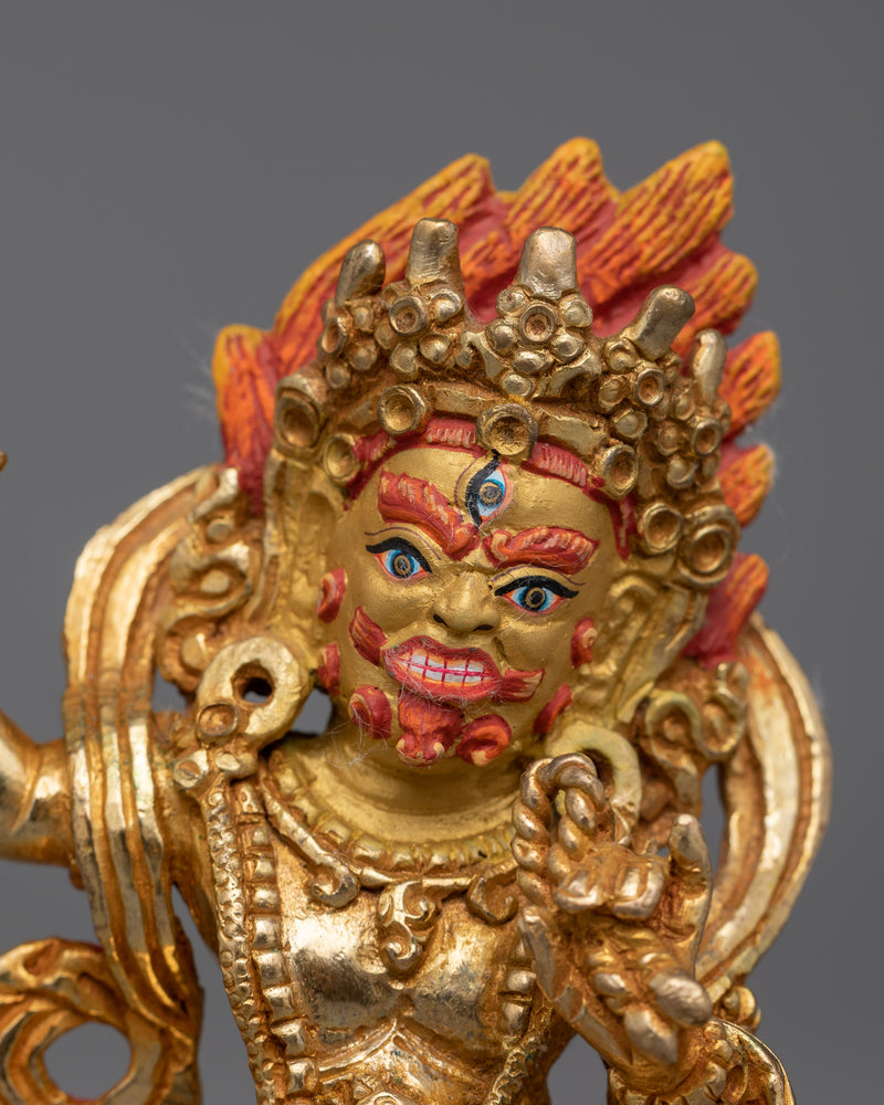 Bodhisattva Vajrapani Dharma Protector Sculpture | Guardian of Buddhist Dharma