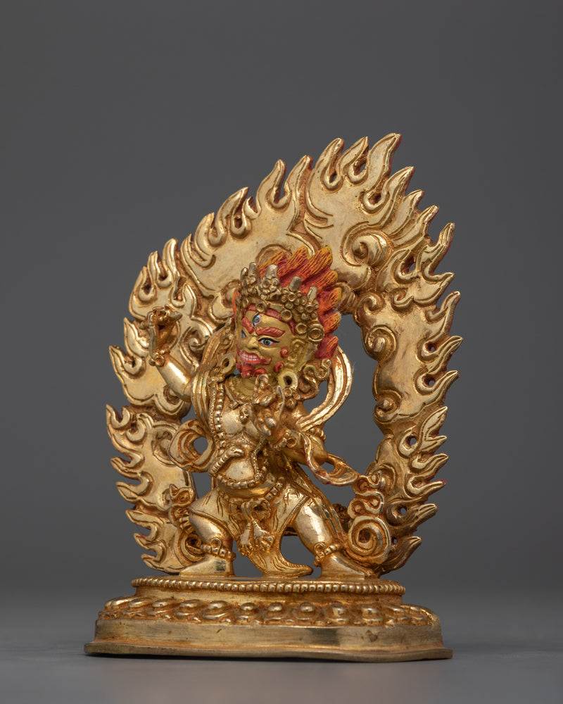 Bodhisattva Vajrapani Dharma Protector Sculpture | Guardian of Buddhist Dharma