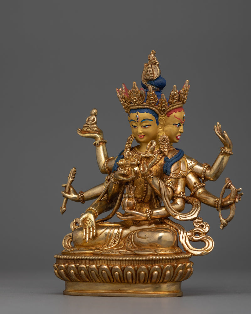 Three Faced Goddess Namgyalma Statue | Long Life, Purification and Protection Deity