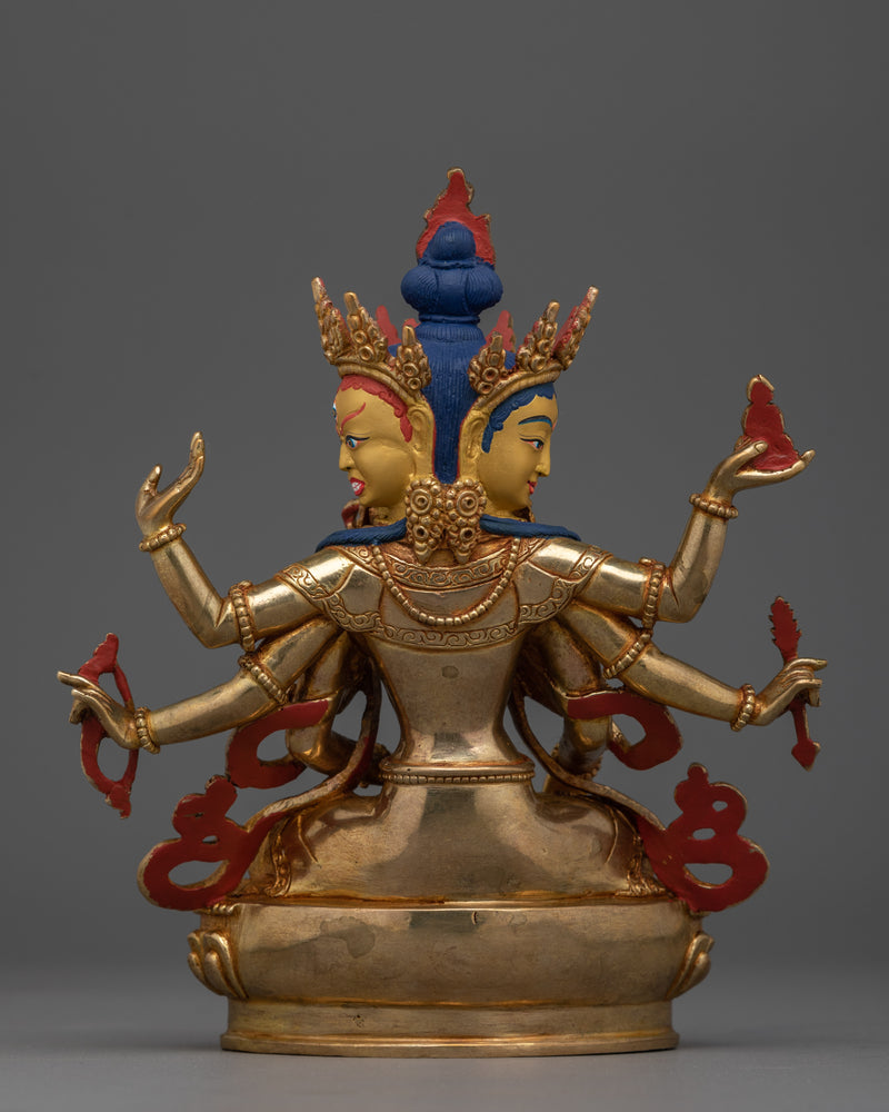 Three Faced Goddess Namgyalma Statue | Long Life, Purification and Protection Deity