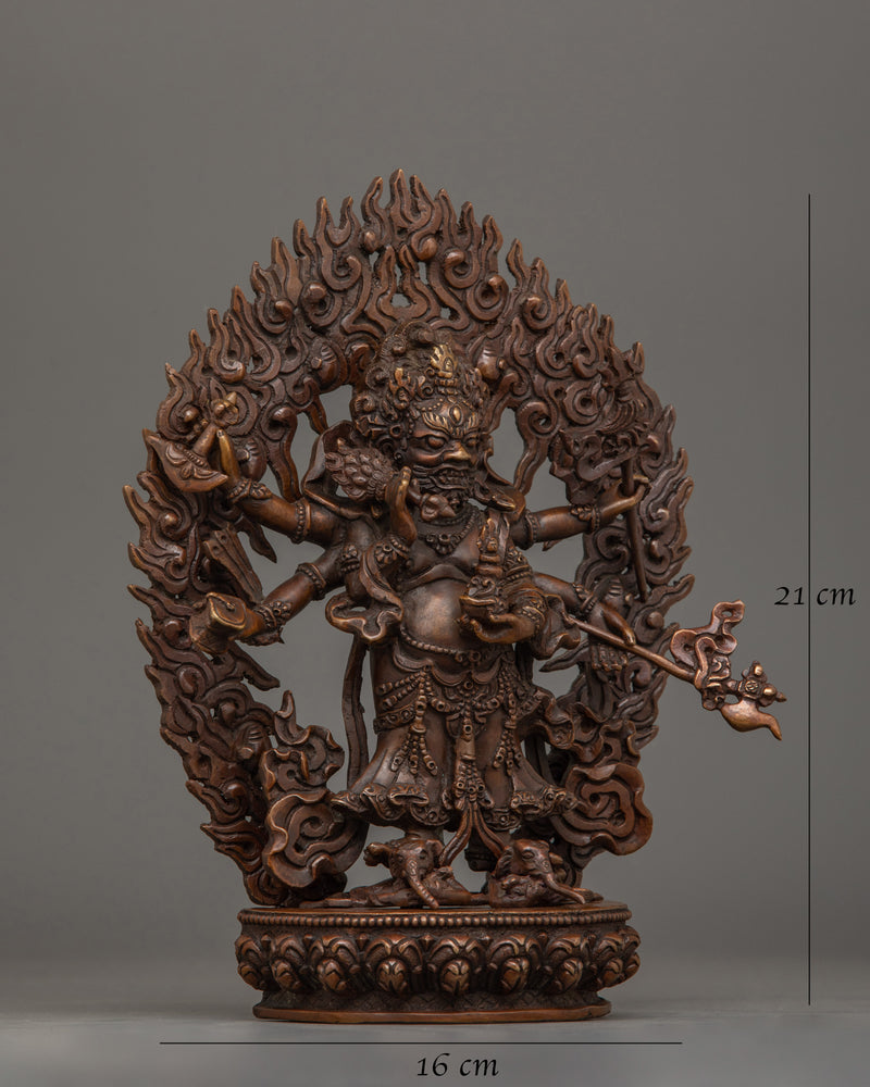 tibetan-white-mahakala-sculpture