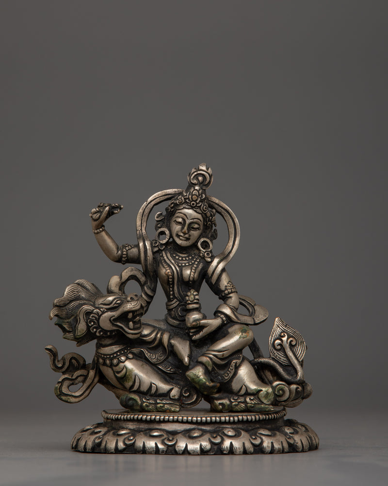 Small Tsheringma Statue Goddess of Mountain Spirits | Buddhist Protector Deity