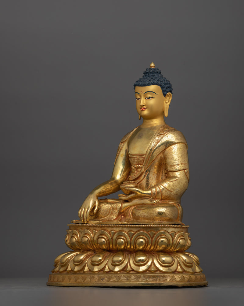 Shakyamuni Buddha Dharma Teacher Figurine | Symbol of Spiritual Liberation and Insight