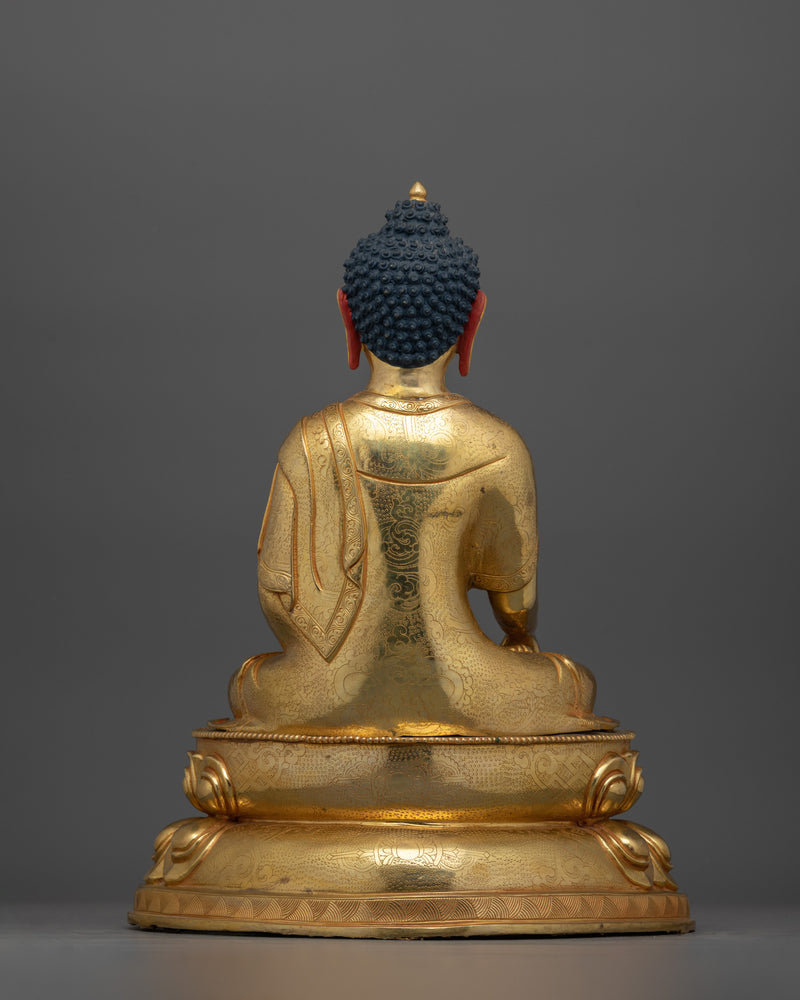 Shakyamuni Buddha Dharma Teacher Figurine | Symbol of Spiritual Liberation and Insight