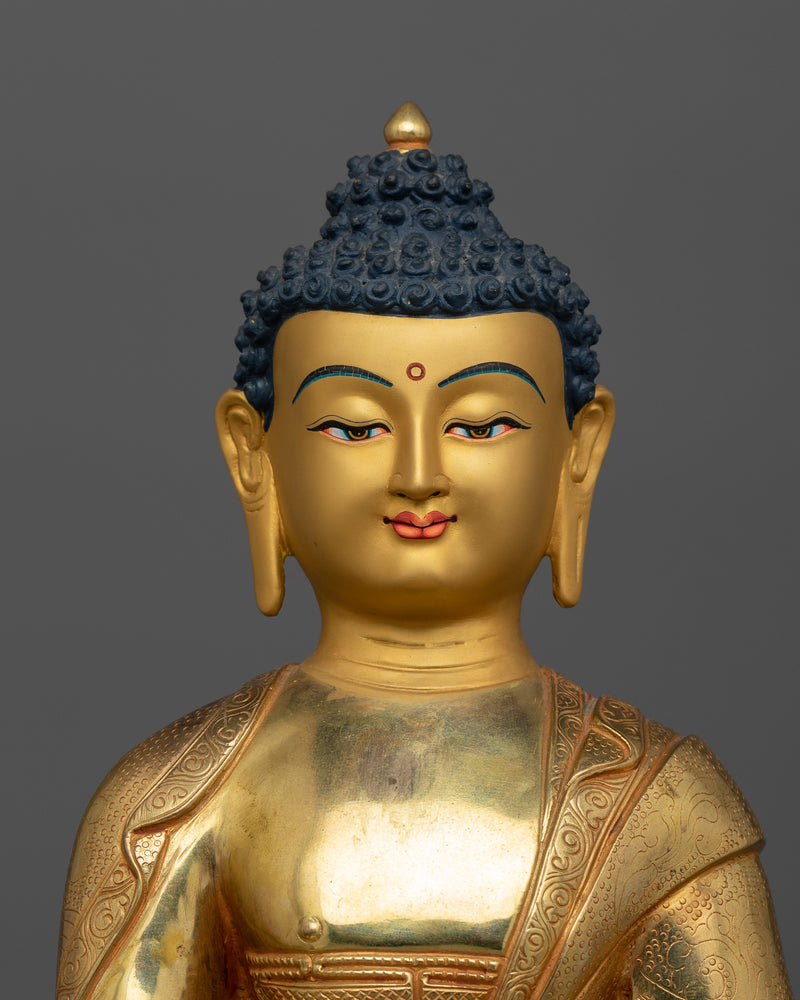 Shakyamuni Buddha Dharma Teacher Figurine | Symbol of Spiritual Liberation and Insight