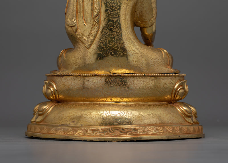 Shakyamuni Buddha Dharma Teacher Figurine | Symbol of Spiritual Liberation and Insight