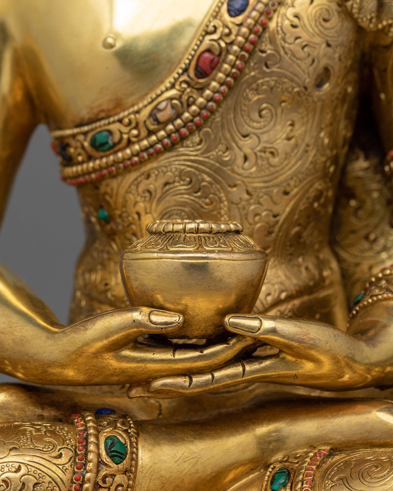 Amitabha Buddha Deity For Longevity  | Tibetan Decorative Statue