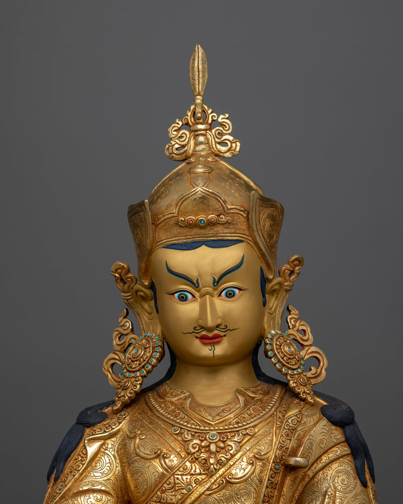 Precious Master of Vajrayana Buddhism Padmasambhava Figurine | Dharma Statue