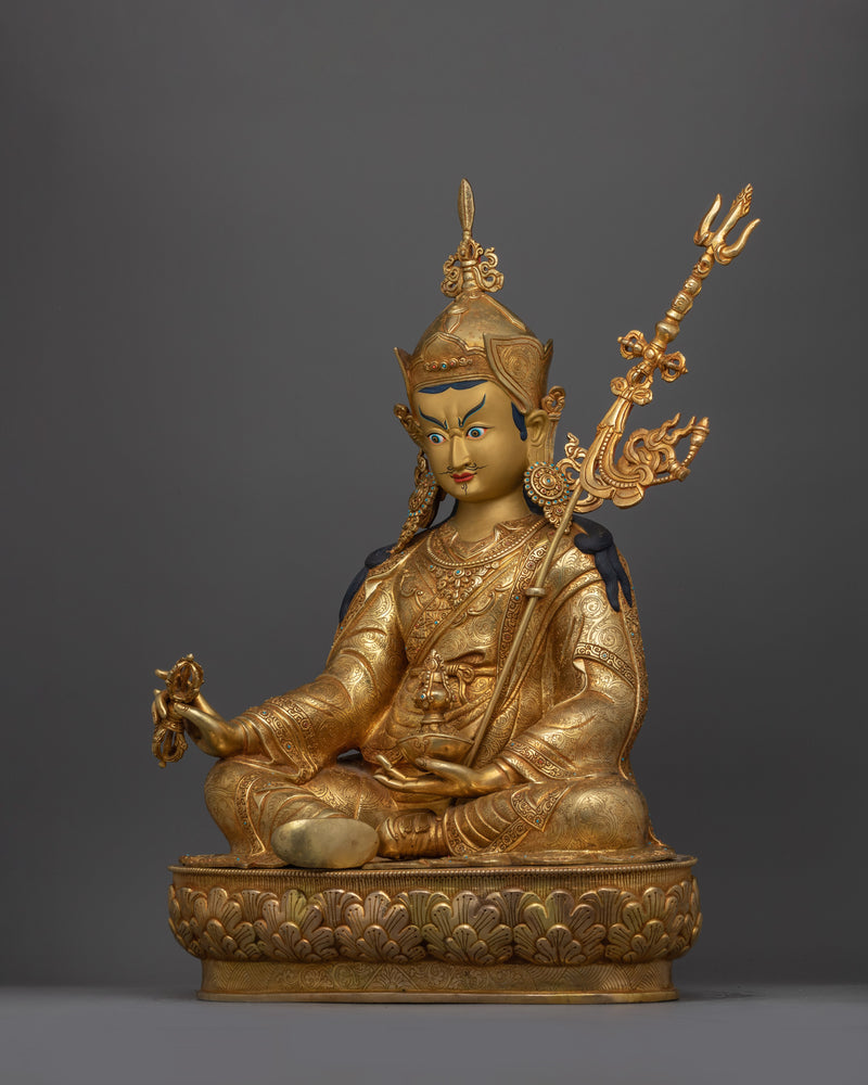 Precious Master of Vajrayana Buddhism Padmasambhava Figurine | Dharma Statue