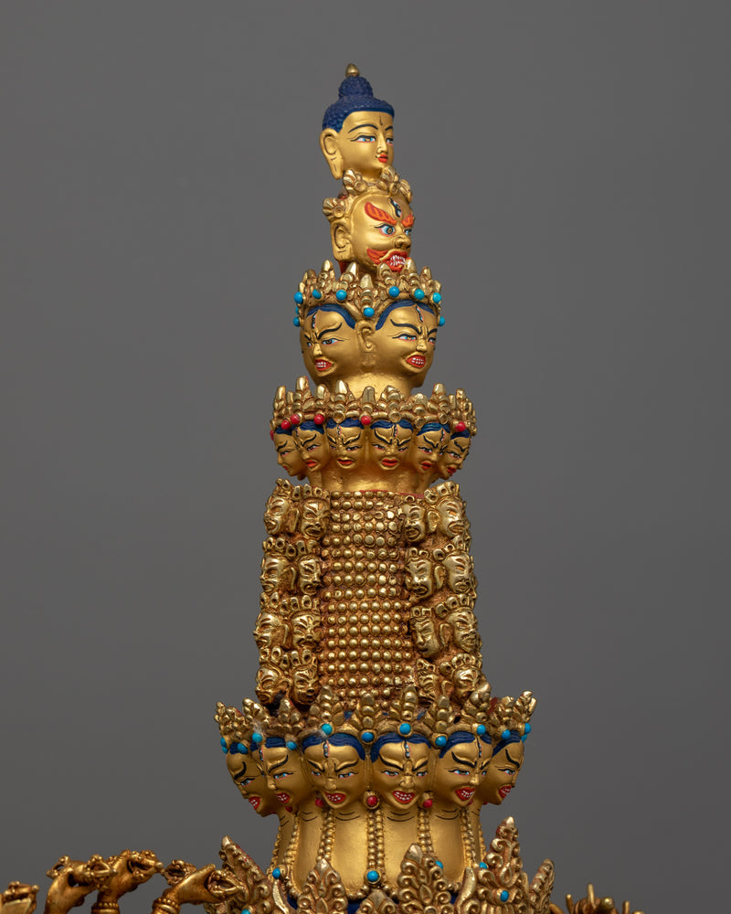 Tibetan Sitatapatra Statue "Dukar" | Symbolizing Her Protective and Purifying Qualities