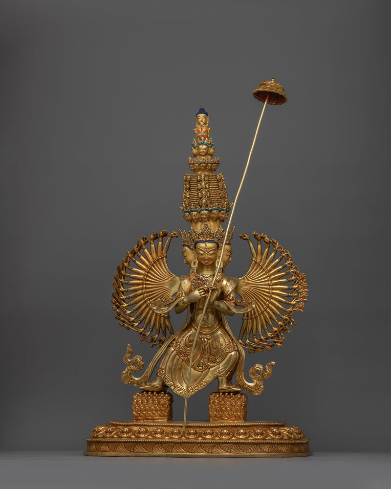 Tibetan Sitatapatra Statue "Dukar" | Symbolizing Her Protective and Purifying Qualities