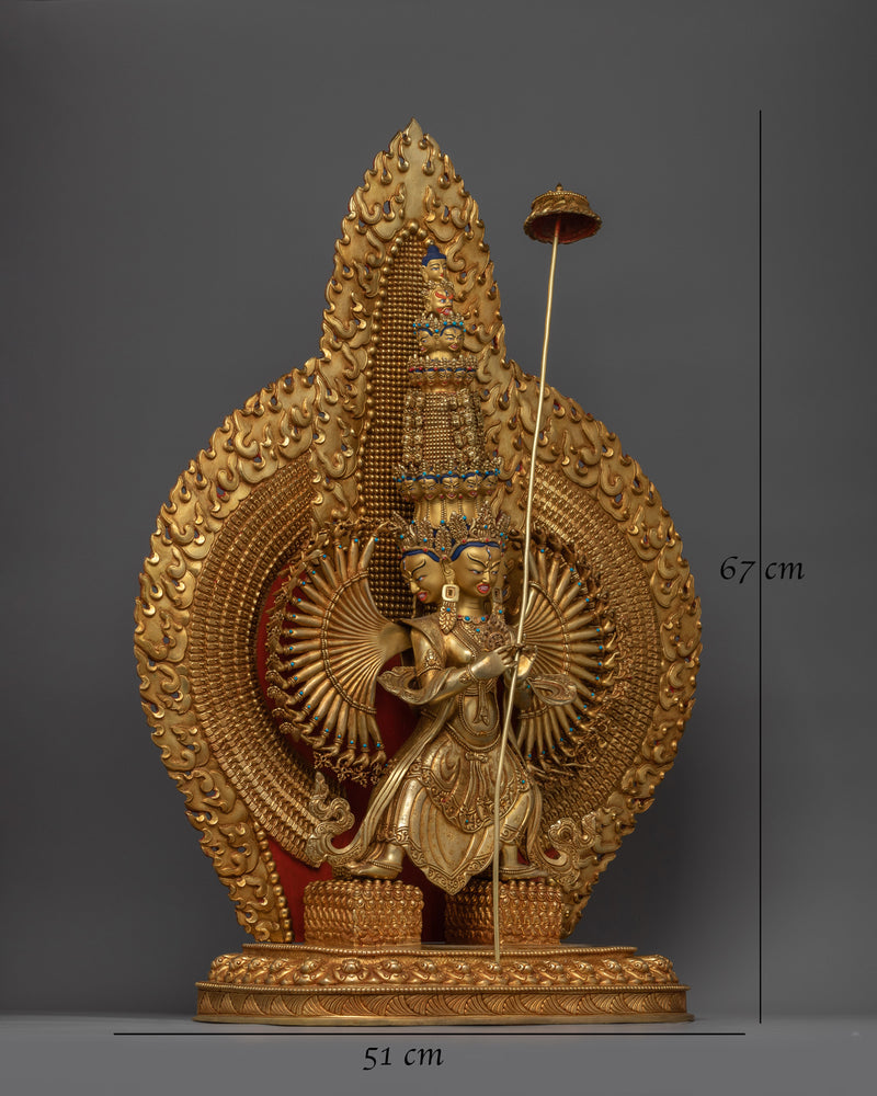 tibetan-sitatapatra-statue