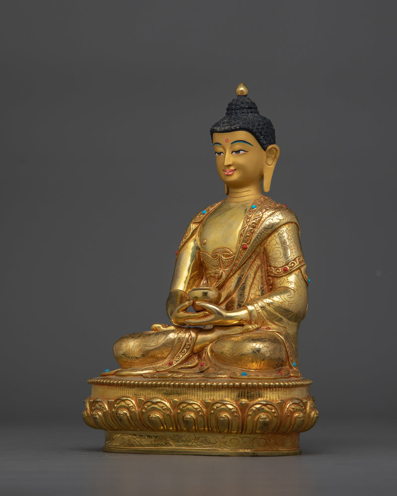 Amitabha Buddha of Pure Land Buddhism Figurine | The Buddha of Infinite Light