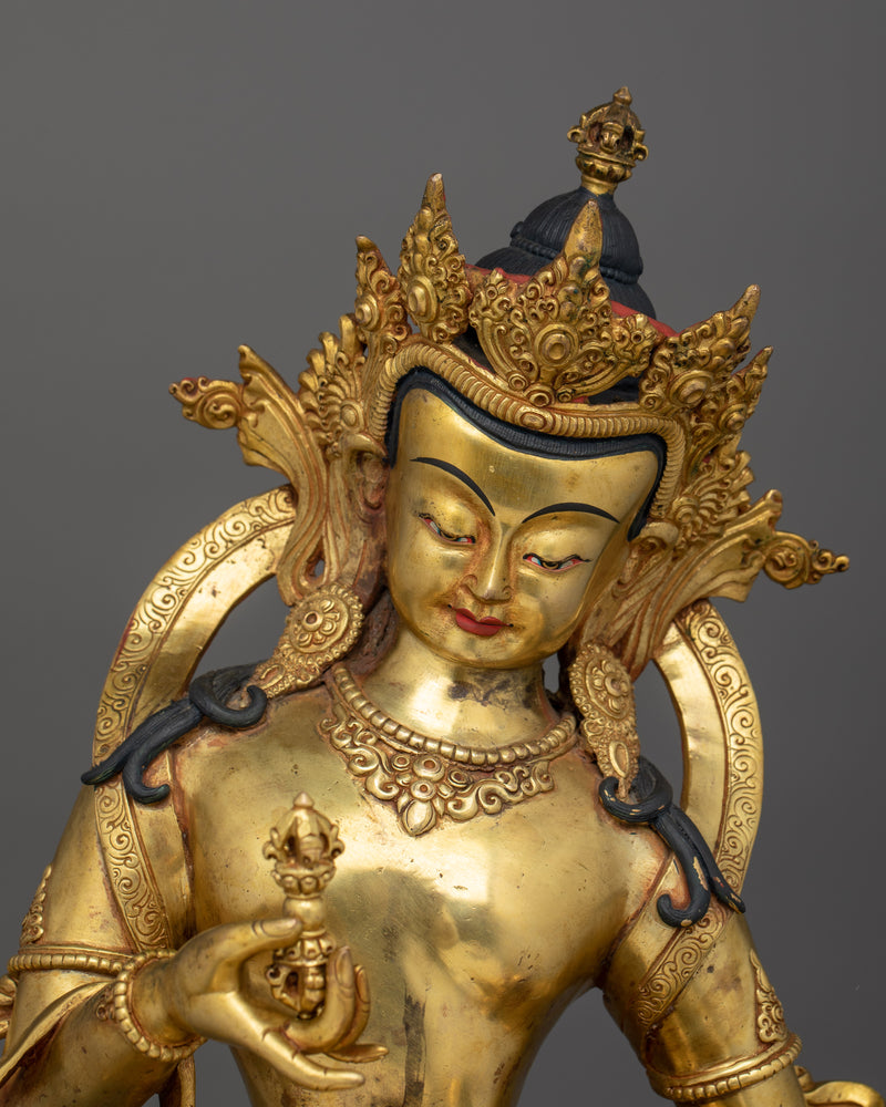 Sacred Vajrasattva Yab Yum Figurine | Symbol of Tantric Unity and Path to Enlightenment