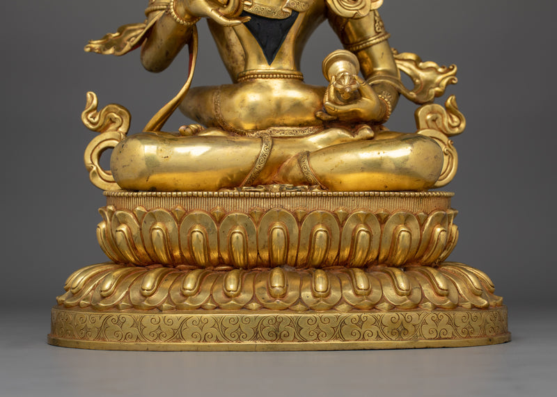 Sacred Vajrasattva Yab Yum Figurine | Symbol of Tantric Unity and Path to Enlightenment