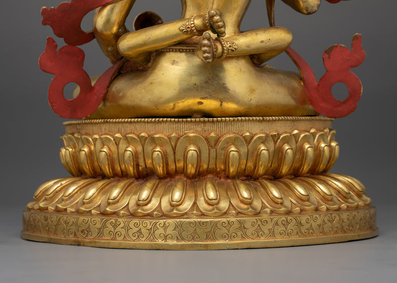 Sacred Vajrasattva Yab Yum Figurine | Symbol of Tantric Unity and Path to Enlightenment