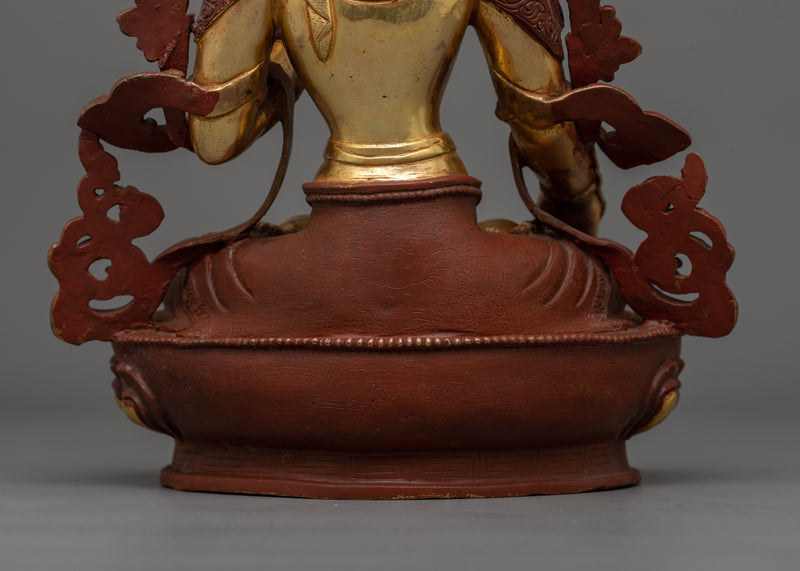 White Tara Statue "Seven Eyes Deity Dolma Karpo" | Goddess of Compassion