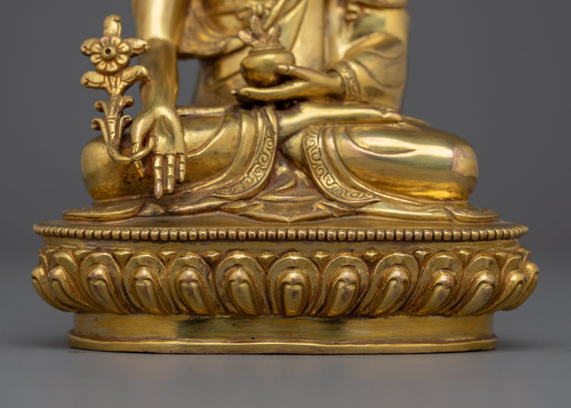 Sacred Buddhist Altar Bhaisajyaguru Healing Buddha Figurine | Symbol of Spiritual Wellness