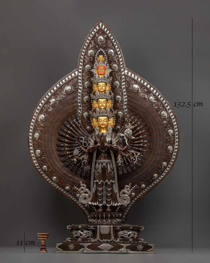 Himalayan 1000 Armed Chenresig Figurine | Compassion Deity Statue