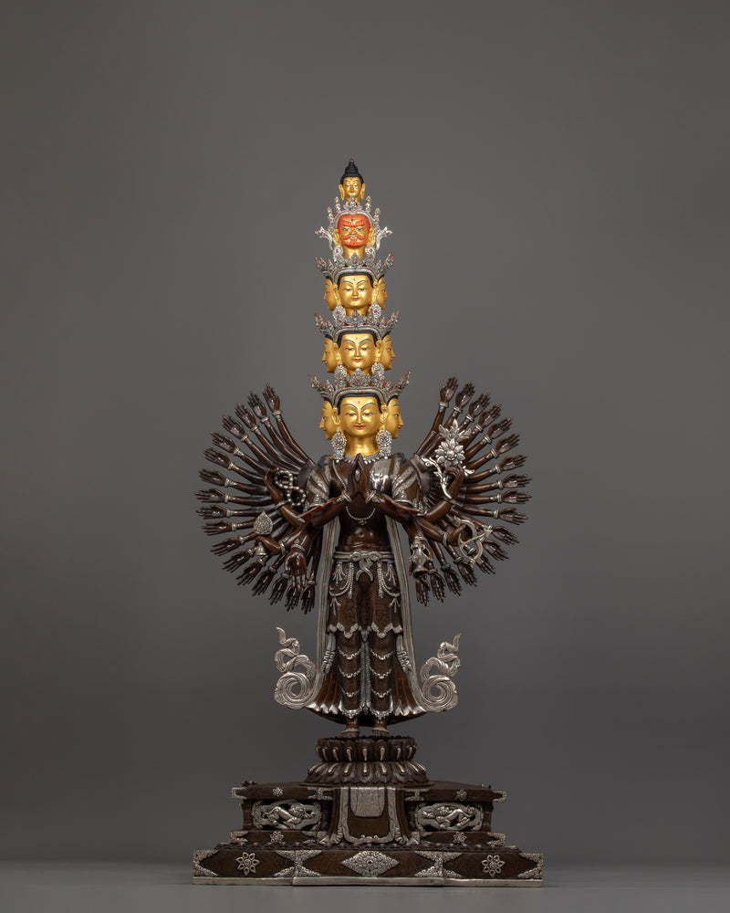 Himalayan 1000 Armed Chenresig Figurine | Compassion Deity Statue