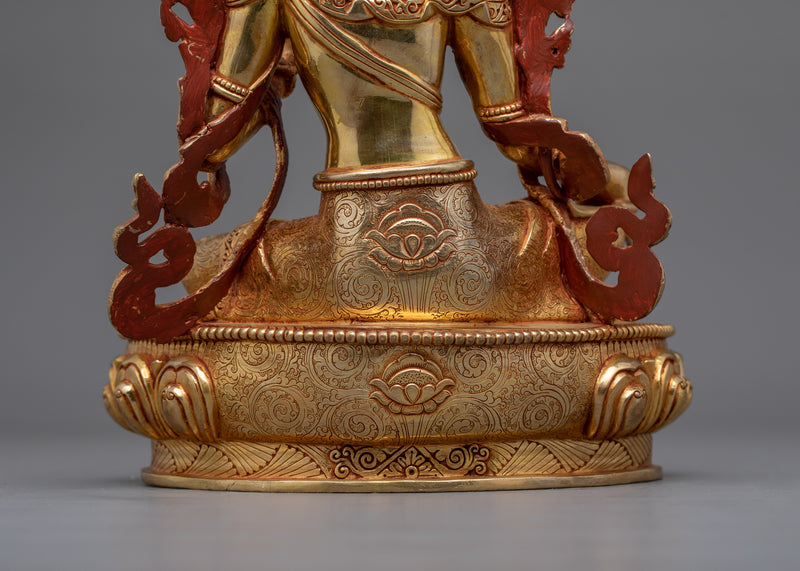 Dharma Protector Shyamatara (Green Tara) Sculpture | Beloved Deities in Tibetan Buddhism