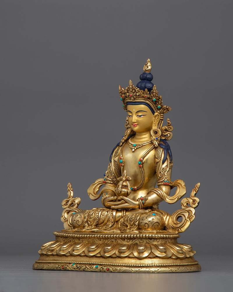 Tibetan Buddhist Amitayus Buddha of Long Life Statue | Symbol of Eternal Life