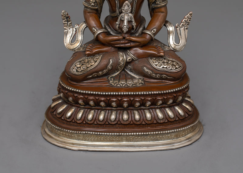 The Buddhist Deity Collection Bodhisattva Set | Handcarved Oxidized Sculpture