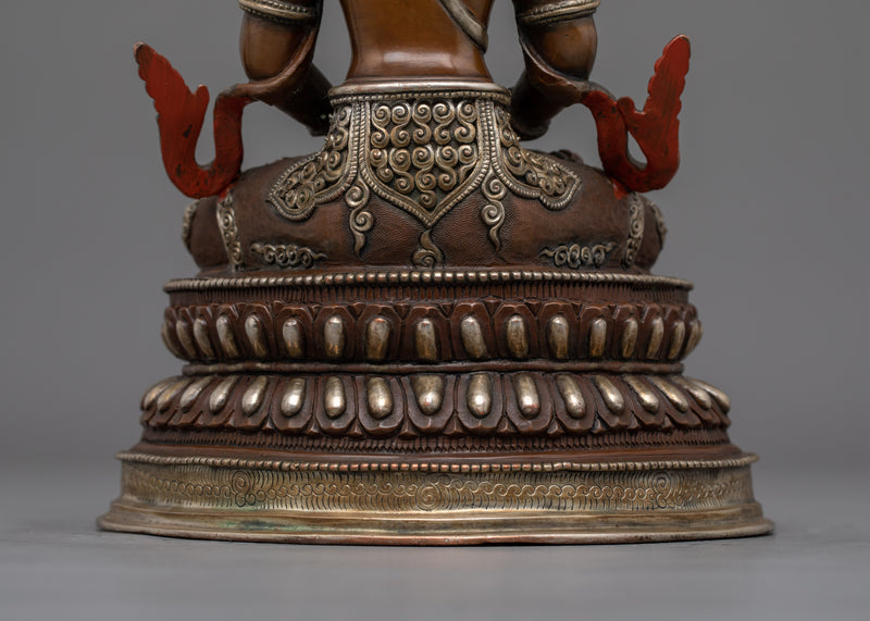 The Spiritual Sculpture of Amitayus Tibetan Bodhisattva | Blessings of Long Life, Health and Vitality