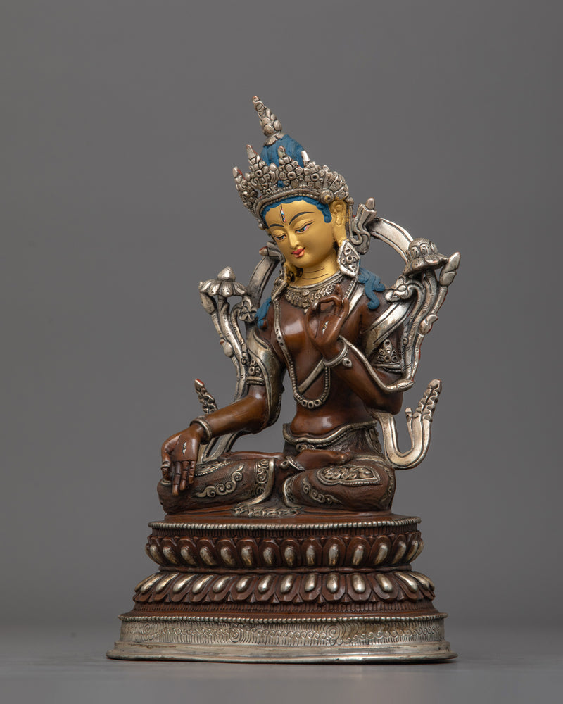 Healing Deity Sitatara (White Tara) Statue | Known For Her Profound Compassion