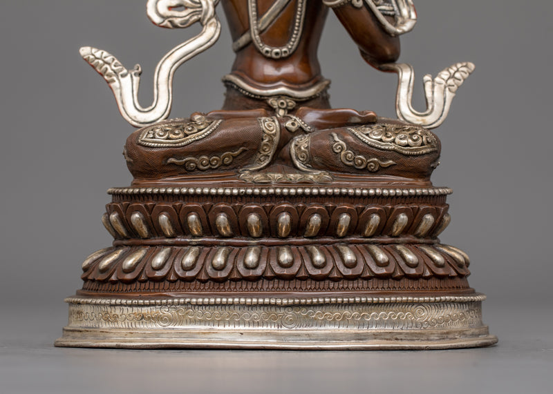 Dharma Protector Manjughosa (Manjushri) Sculpture | Bodhisattva of Wisdom