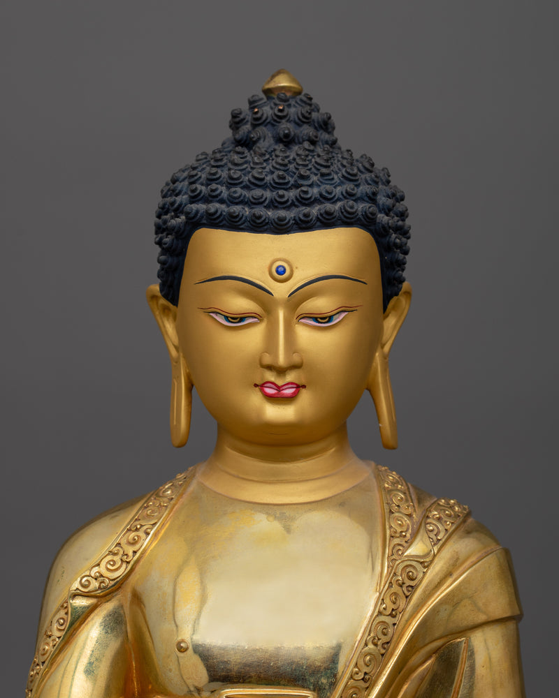 Spiritual Healing Bhaisajyaguru Sculpture (Medicine Buddha) | Purifying Negative Karma and Promoting Longevity