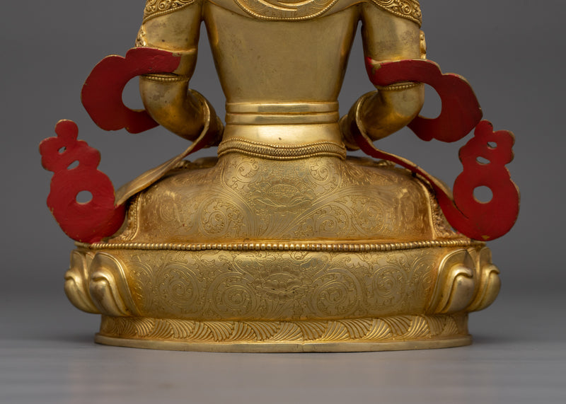 The Deity of Health and Longevity Amitayus Figurine | Sacred Spiritual Decor