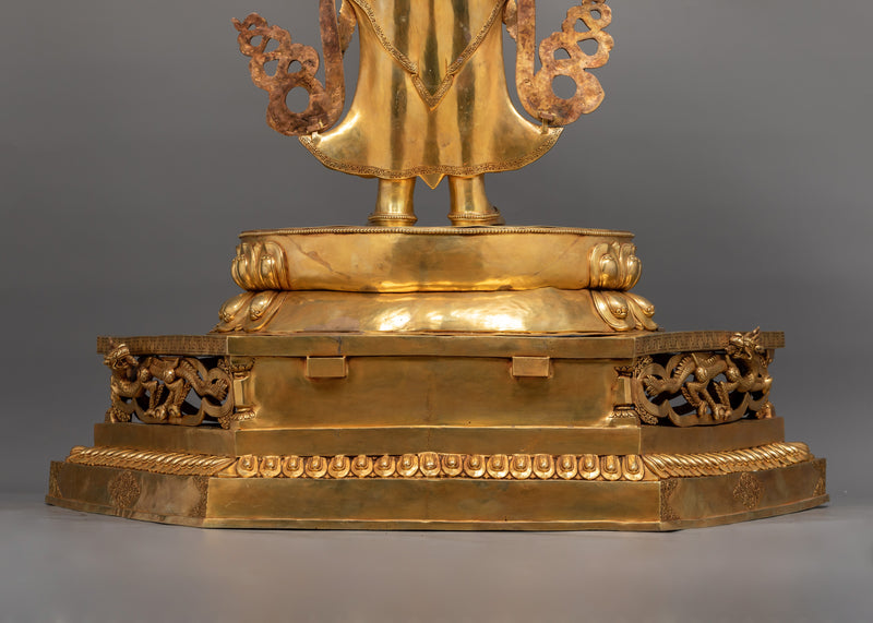 1000-Armed Chenresig Statue with Wish Fulfilling Jewel | A Majestic Compassionate Buddha