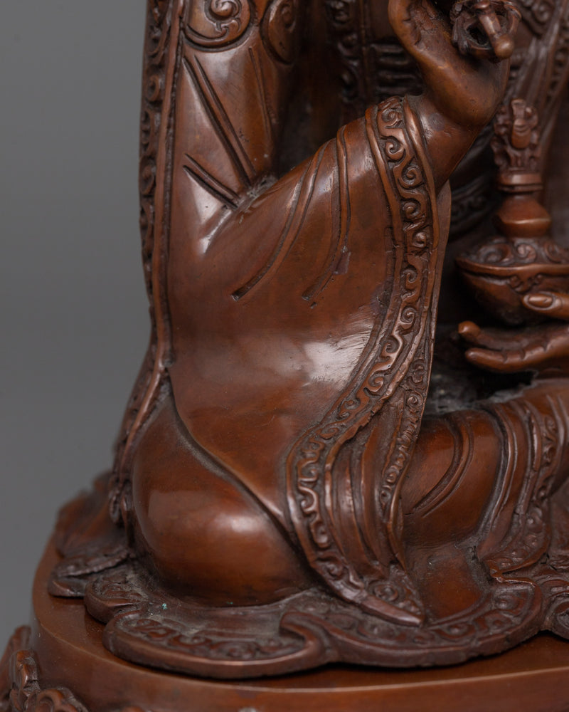 Padmasambhava Tantric Buddhism Guru Rinpoche Sculpture | Spiritual Awakening Figure