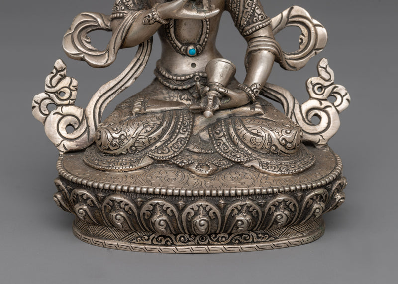 Hand Carved Vajrasattva Purification Deity Figurine | Traditionally Himalayan Hand-made Artwork