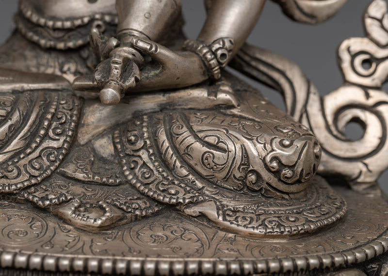 Hand Carved Vajrasattva Purification Deity Figurine | Traditionally Himalayan Hand-made Artwork