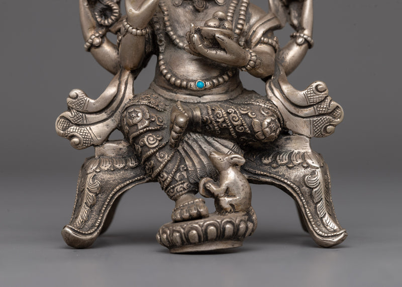 Remover of Obstacles Hindu Deity Ganesha Figurine | Dharma Artwork