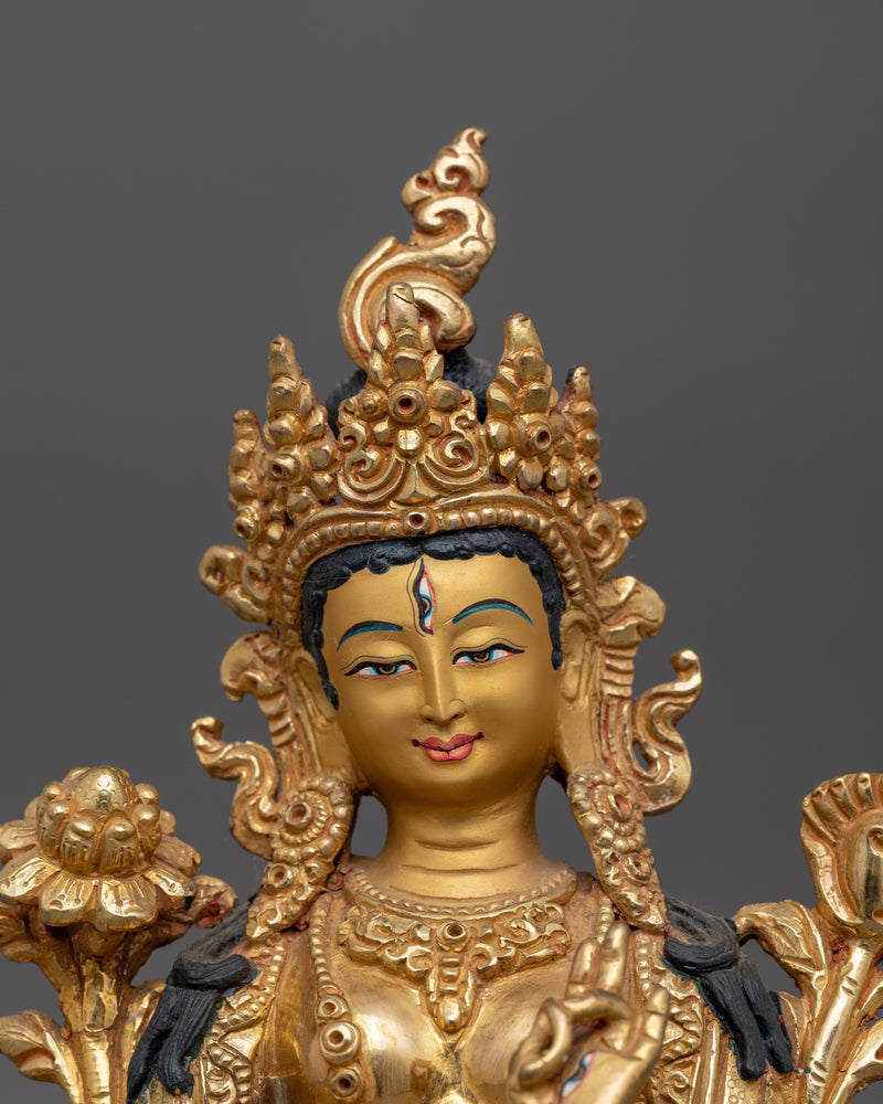 White Tara Mother of Liberation Figurine | Symbol of Healing and Wisdom