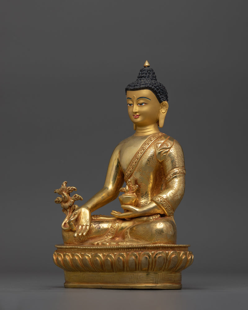 Buddhist Bhaisajyaguru Healing Sculpture "Medicine Buddha" | The Buddha of Healing