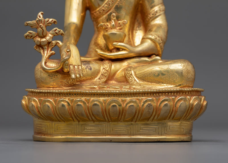 Buddhist Bhaisajyaguru Healing Sculpture "Medicine Buddha" | The Buddha of Healing