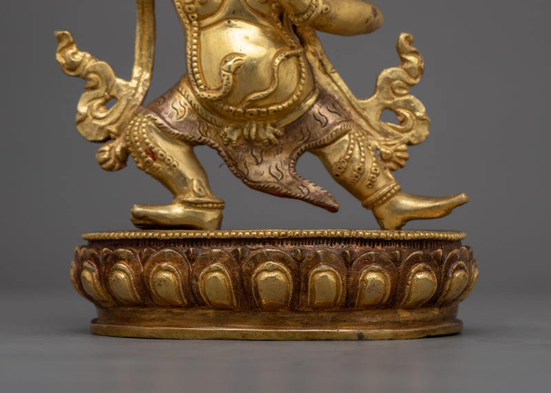 Spiritual Guardian Deity Chana Dorje Statue (Vajrapani) | Revered as a Protector of the Buddha