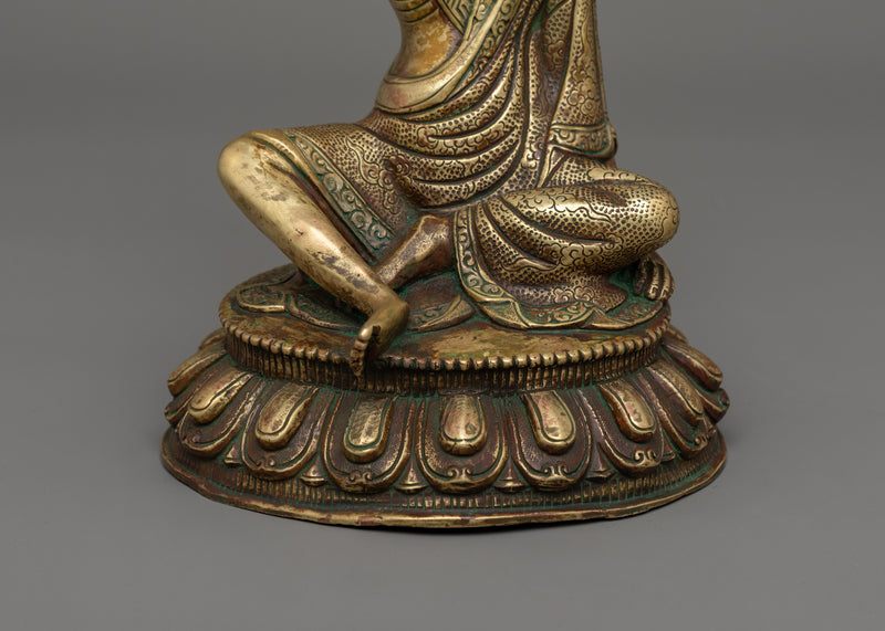 Himalayan Spiritual Jetsun Milarepa Sculpture | Great Yogi, Poet and Teacher In Tibetan Buddhism