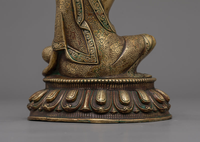 Himalayan Spiritual Jetsun Milarepa Sculpture | Great Yogi, Poet and Teacher In Tibetan Buddhism