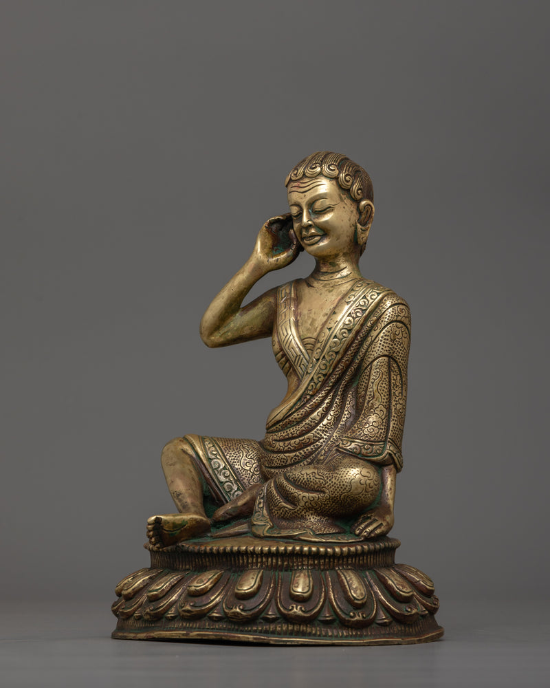 Himalayan Spiritual Jetsun Milarepa Sculpture | Great Yogi, Poet and Teacher In Tibetan Buddhism