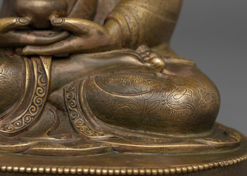 Sacred Tibetan Pure Land Amitabha Buddha Statue | Revered Buddha in Mahayana Buddhism